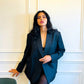 Berenice Power Blazer- Midnight Black